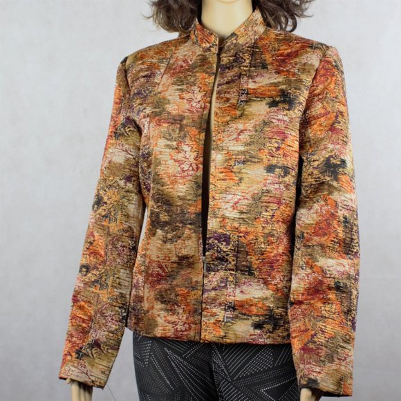 Analogy Beautiful M Petite Oriental Jacket - Picture 5 of 9